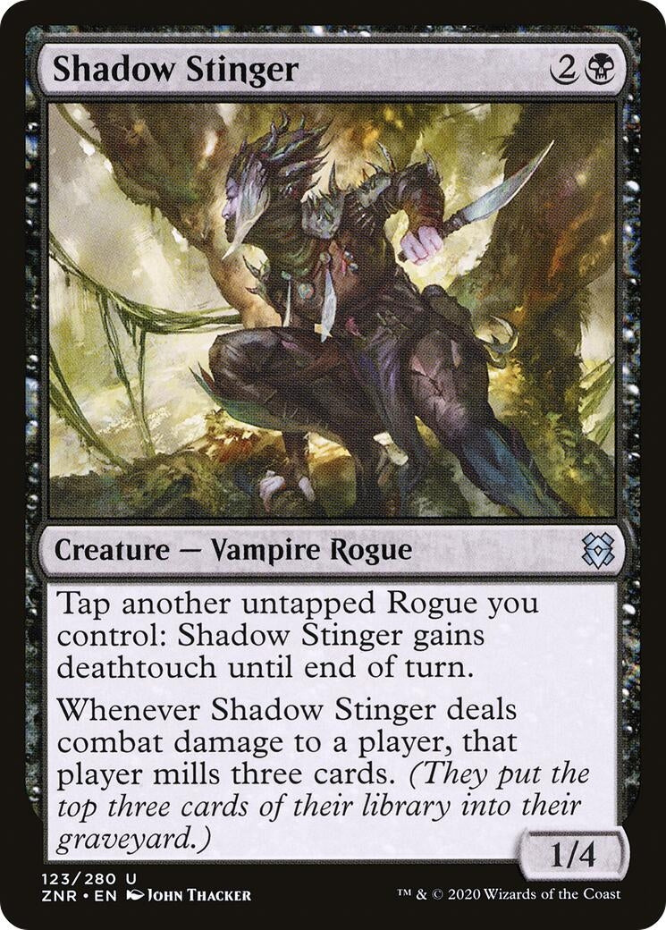 Image for Shadow Stinger (Zendikar Rising) (123) - Magic: The Gathering