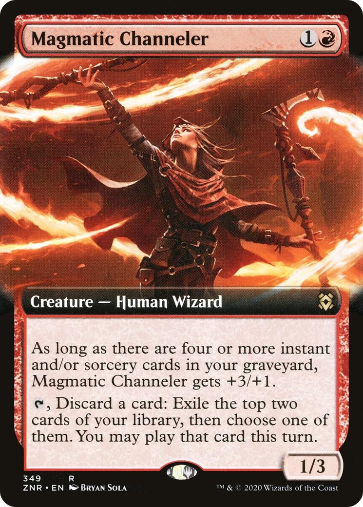 Image for Magmatic Channeler (Extended Art) (Zendikar Rising) (349) - Magic: The Gathering