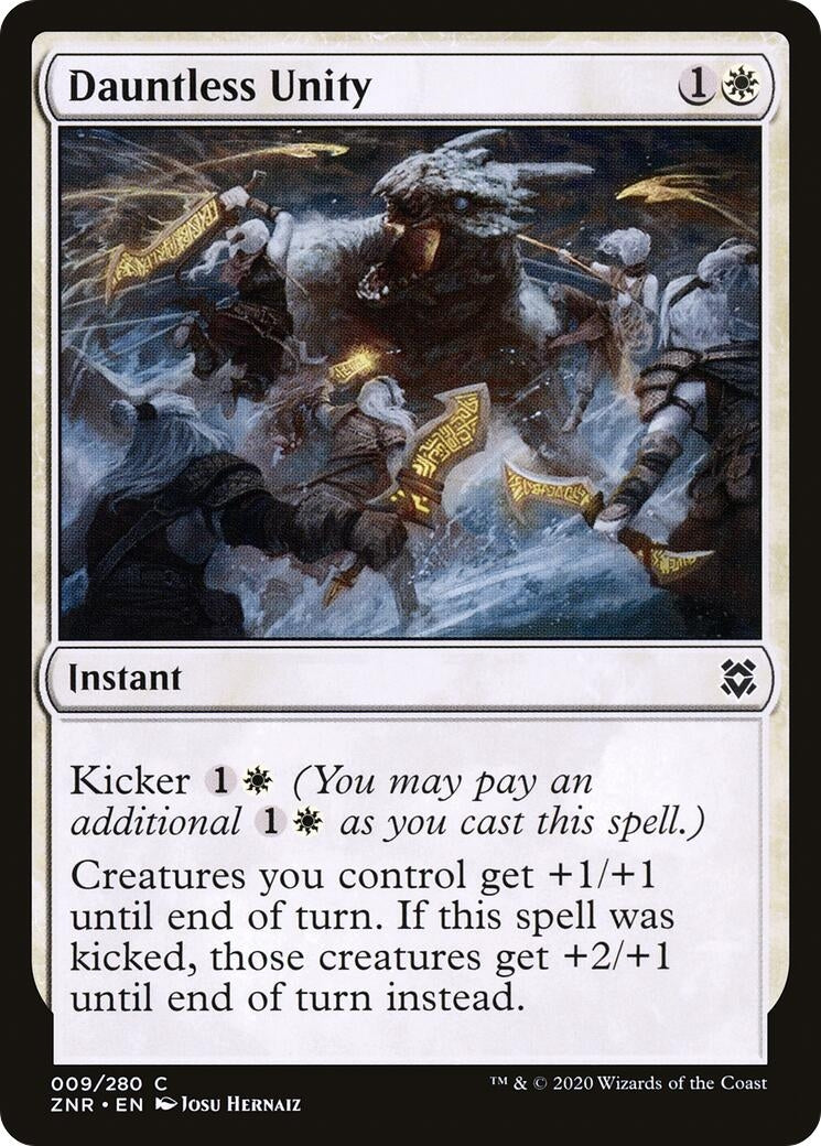 Image for Dauntless Unity (Zendikar Rising) (9) - Magic: The Gathering