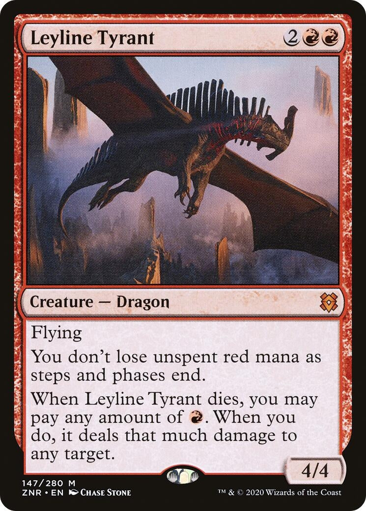 Image for Leyline Tyrant (Zendikar Rising) (147) - Magic: The Gathering