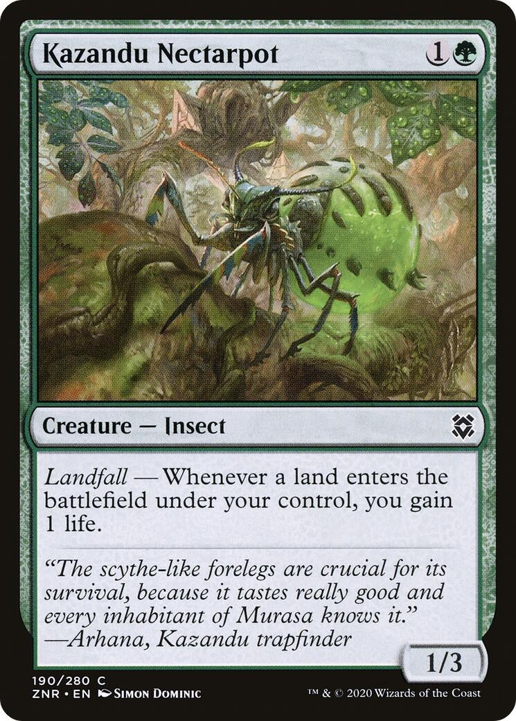 Image for Kazandu Nectarpot (Zendikar Rising) (190) - Magic: The Gathering