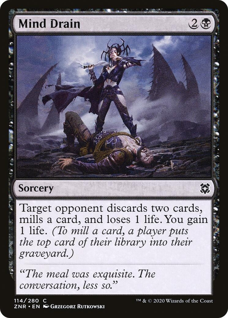 Image for Mind Drain (Zendikar Rising) (114) - Magic: The Gathering