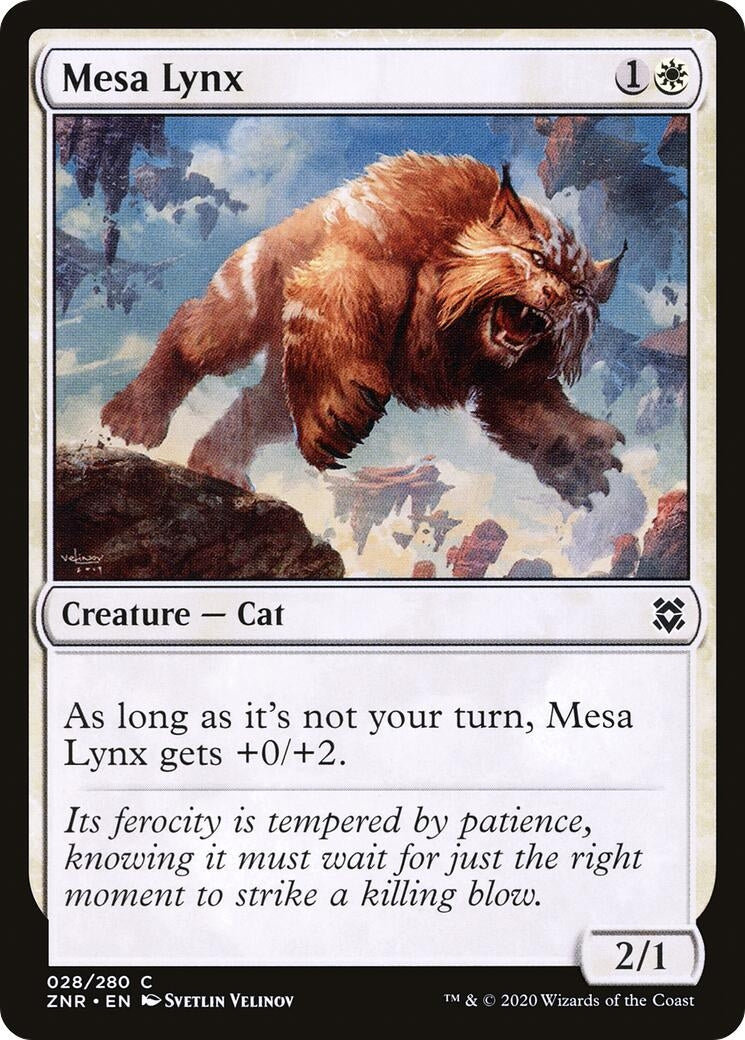 Image for Mesa Lynx (Zendikar Rising) (28) - Magic: The Gathering