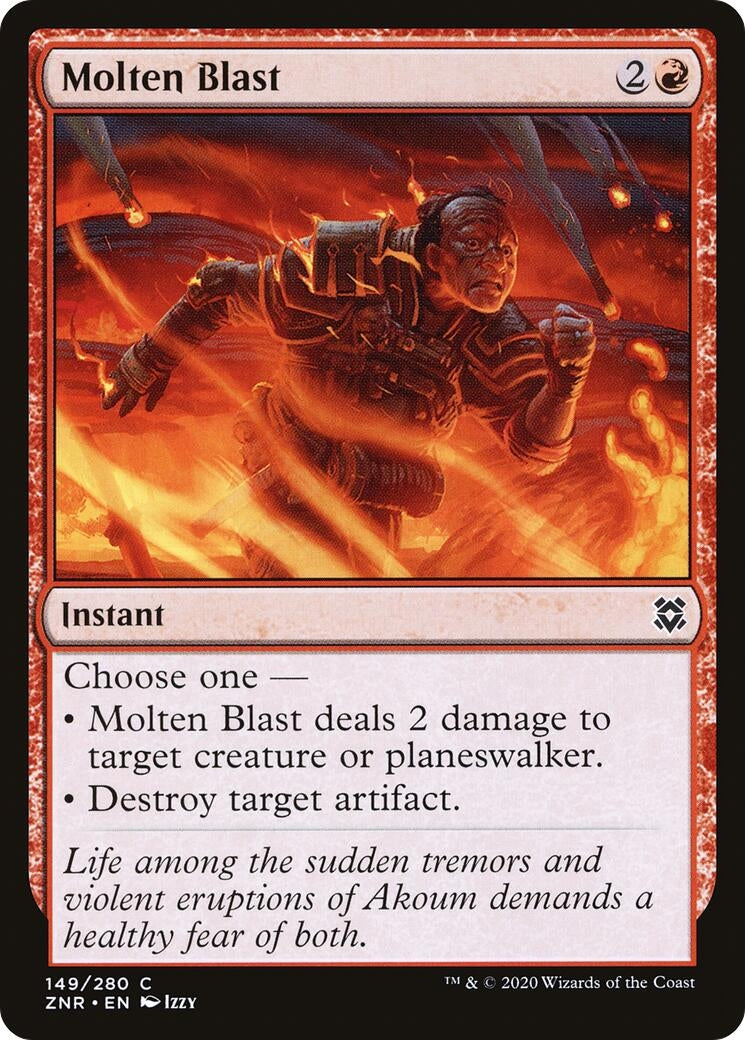 Image for Molten Blast (Zendikar Rising) (149) - Magic: The Gathering