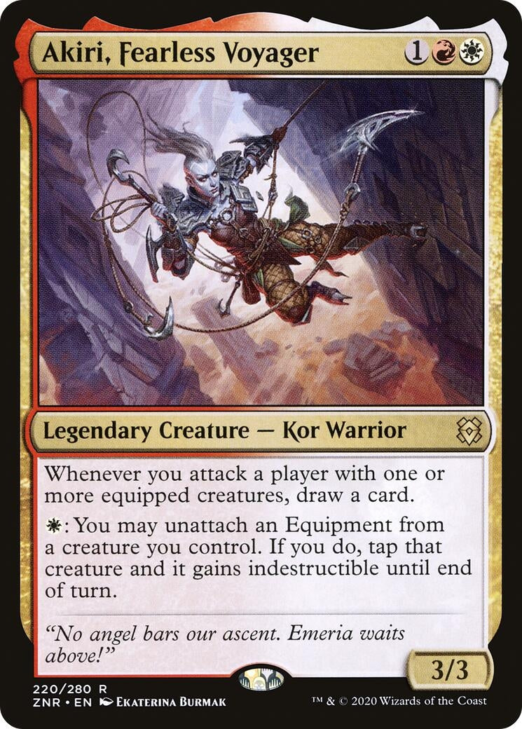 Image for Akiri, Fearless Voyager (Zendikar Rising) (220) - Magic: The Gathering