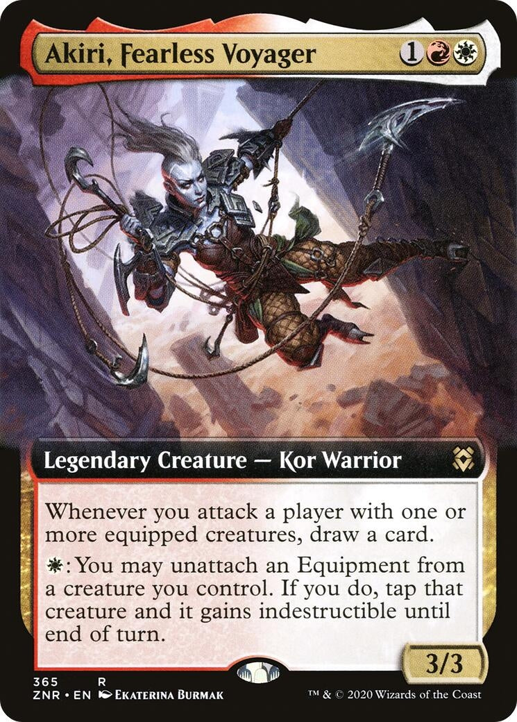 Image for Akiri, Fearless Voyager (Extended Art) (Zendikar Rising) (365) - Magic: The Gathering