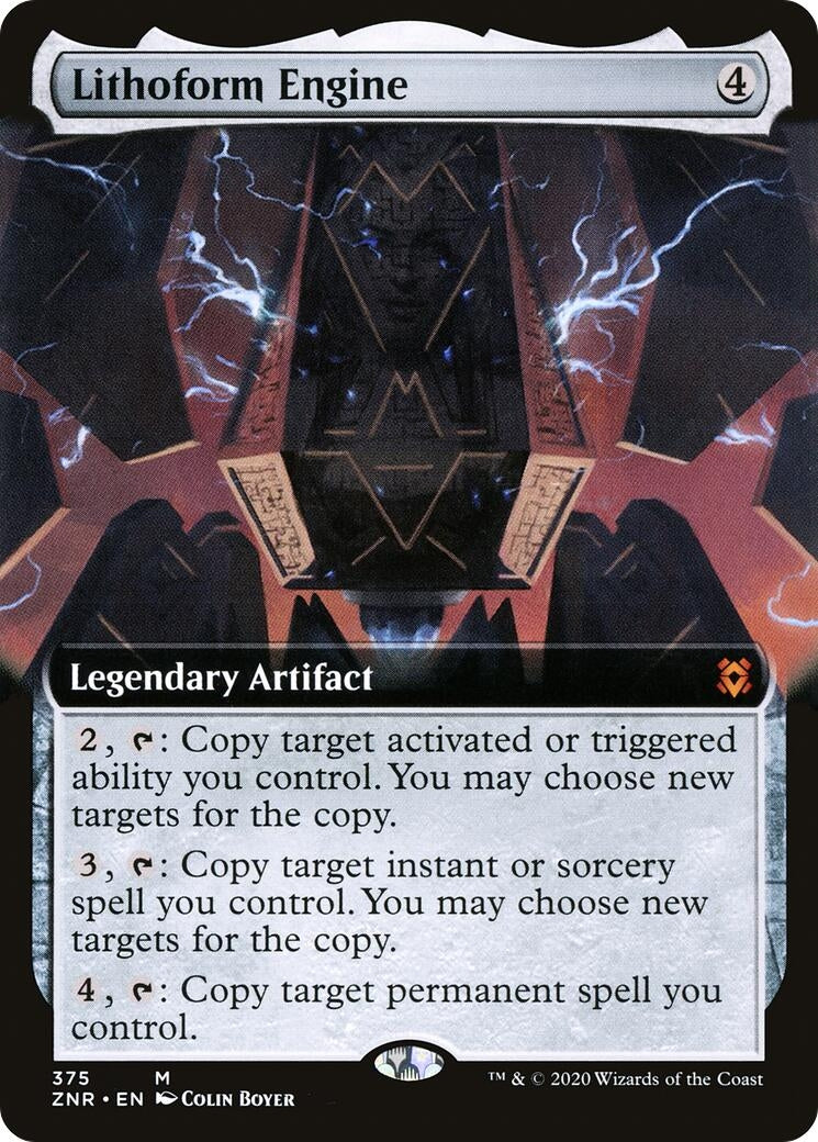 Image for Lithoform Engine (Extended Art) (Zendikar Rising) (375) - Magic: The Gathering