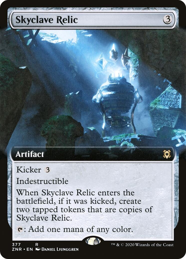 Image for Skyclave Relic (Extended Art) (Zendikar Rising) (377) - Magic: The Gathering