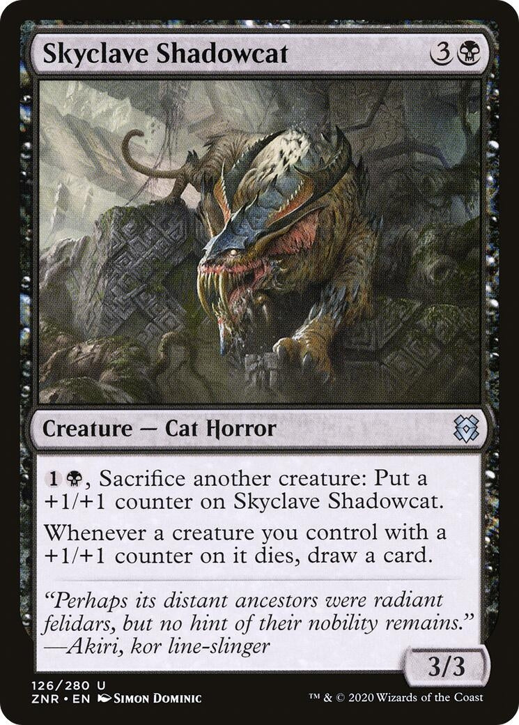 Image for Skyclave Shadowcat (Zendikar Rising) (126) - Magic: The Gathering