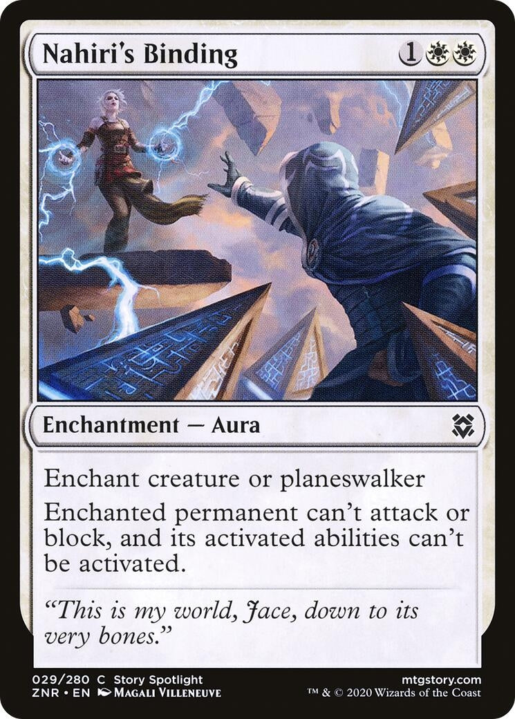 Image for Nahiri's Binding (Zendikar Rising) (29) - Magic: The Gathering