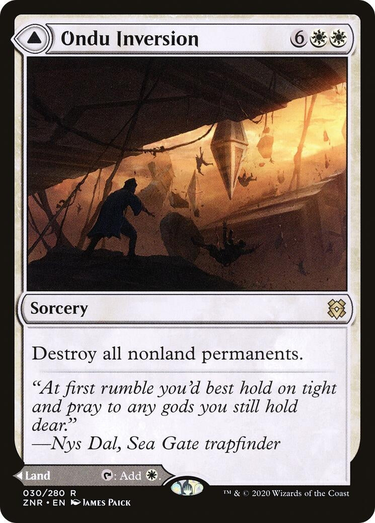 Image for Ondu Inversion (Zendikar Rising) (30) - Magic: The Gathering