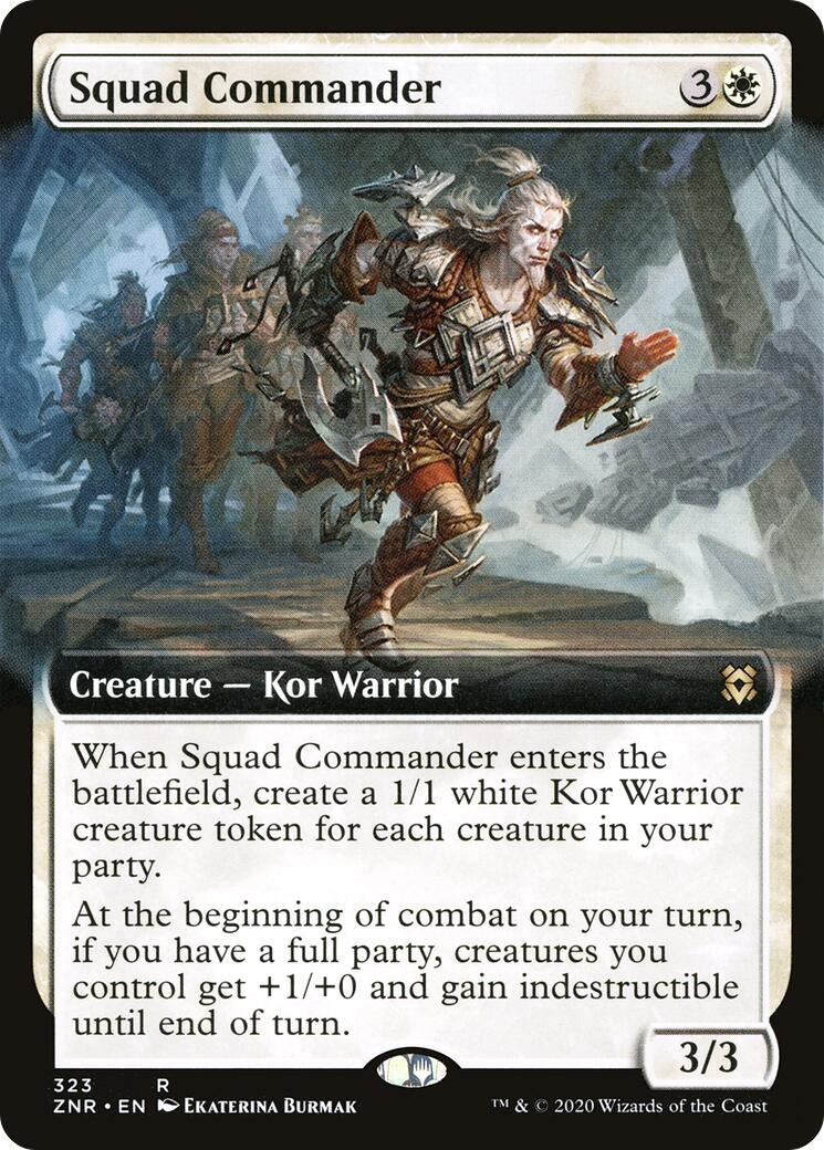 Image for Squad Commander (Extended Art) (Zendikar Rising) (323) - Magic: The Gathering