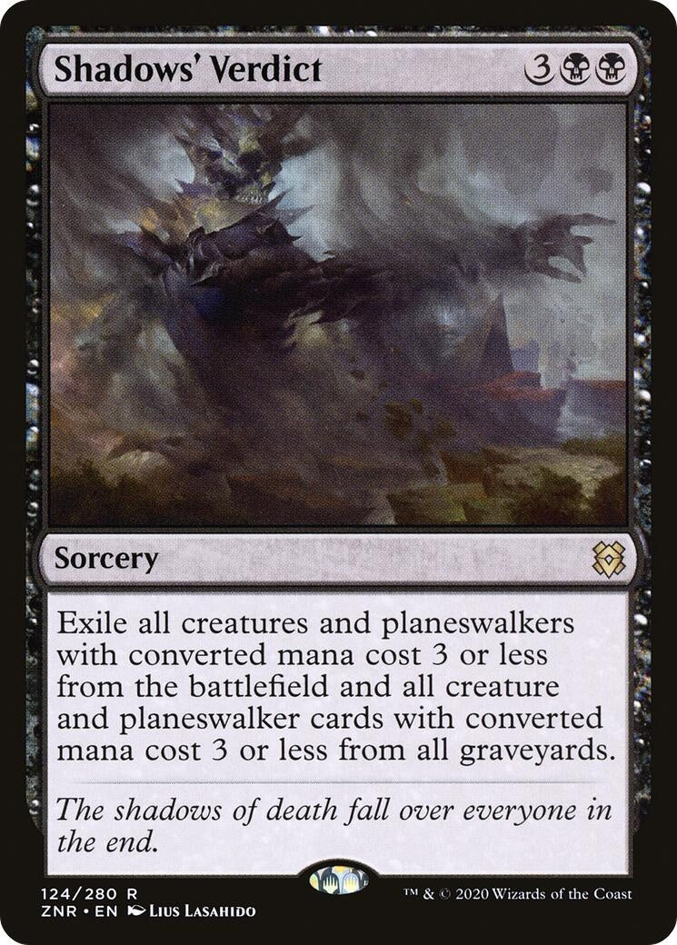 Image for Shadows' Verdict (Zendikar Rising) (124) - Magic: The Gathering