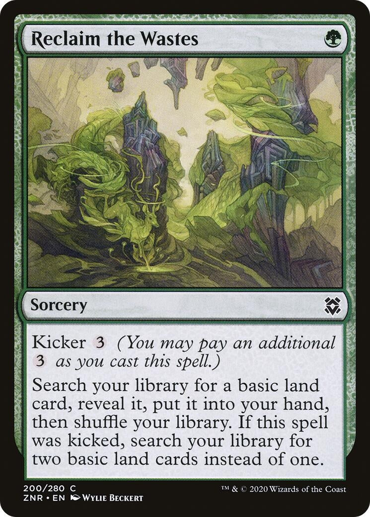 Image for Reclaim the Wastes (Zendikar Rising) (200) - Magic: The Gathering