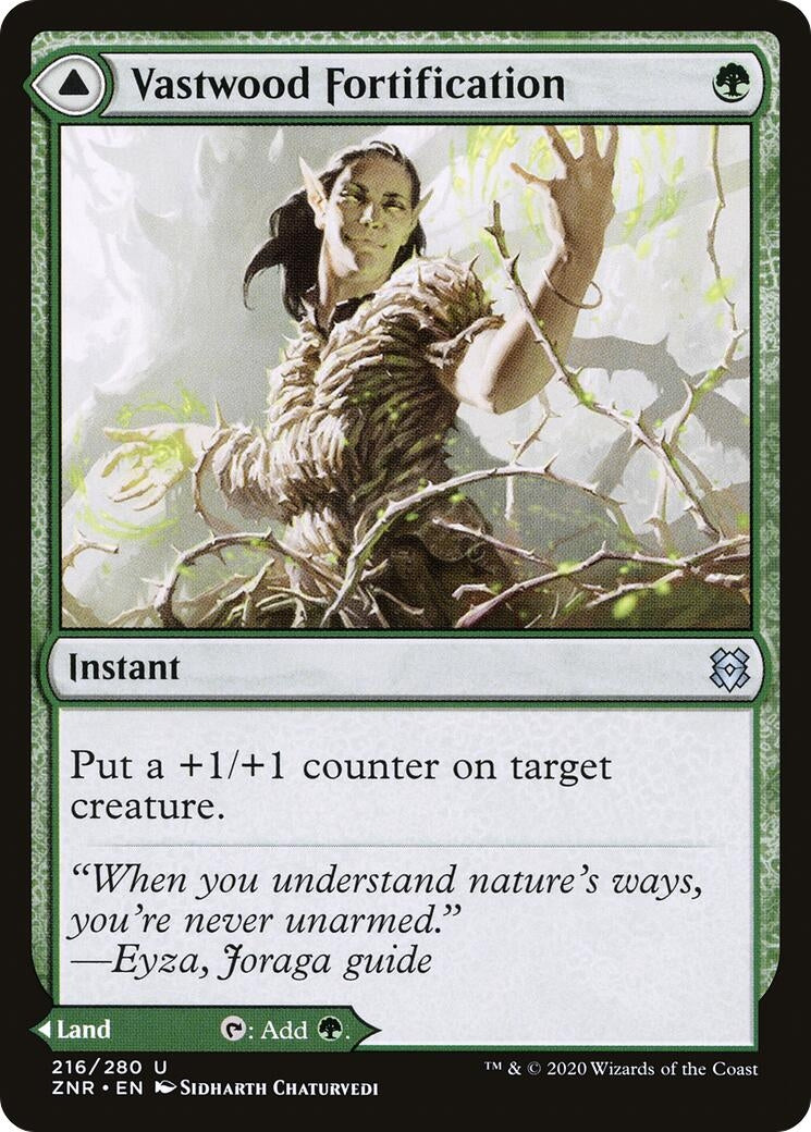 Image for Vastwood Fortification (Zendikar Rising) (216) - Magic: The Gathering