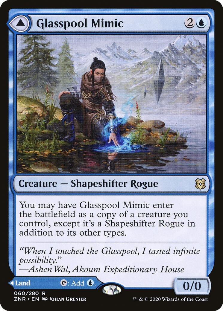 Image for Glasspool Mimic (Zendikar Rising) (60) - Magic: The Gathering