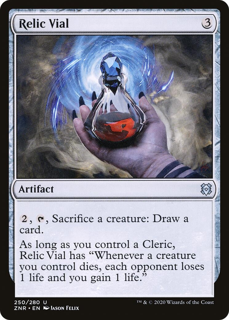 Image for Relic Vial (Zendikar Rising) (250) - Magic: The Gathering