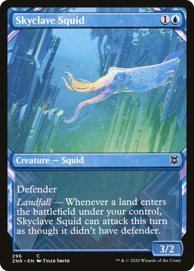 Image for Skyclave Squid (Showcase) (Zendikar Rising) (296) - Magic: The Gathering