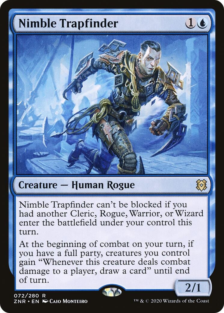Image for Nimble Trapfinder (Zendikar Rising) (72) - Magic: The Gathering