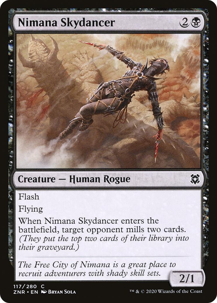 Image for Nimana Skydancer (Zendikar Rising) (117) - Magic: The Gathering