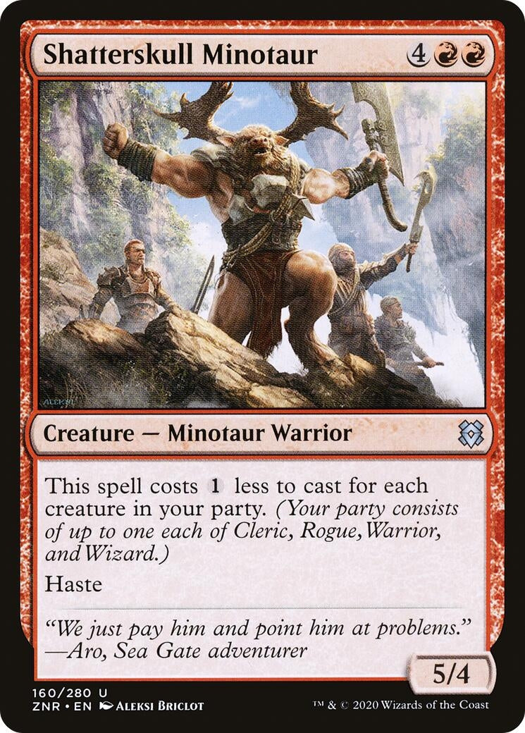Image for Shatterskull Minotaur (Zendikar Rising) (160) - Magic: The Gathering