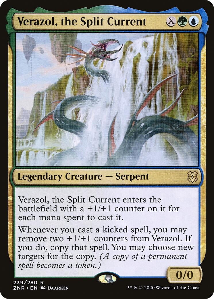 Image for Verazol, the Split Current (Zendikar Rising) (239) - Magic: The Gathering