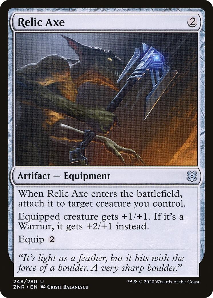 Image for Relic Axe (Zendikar Rising) (248) - Magic: The Gathering
