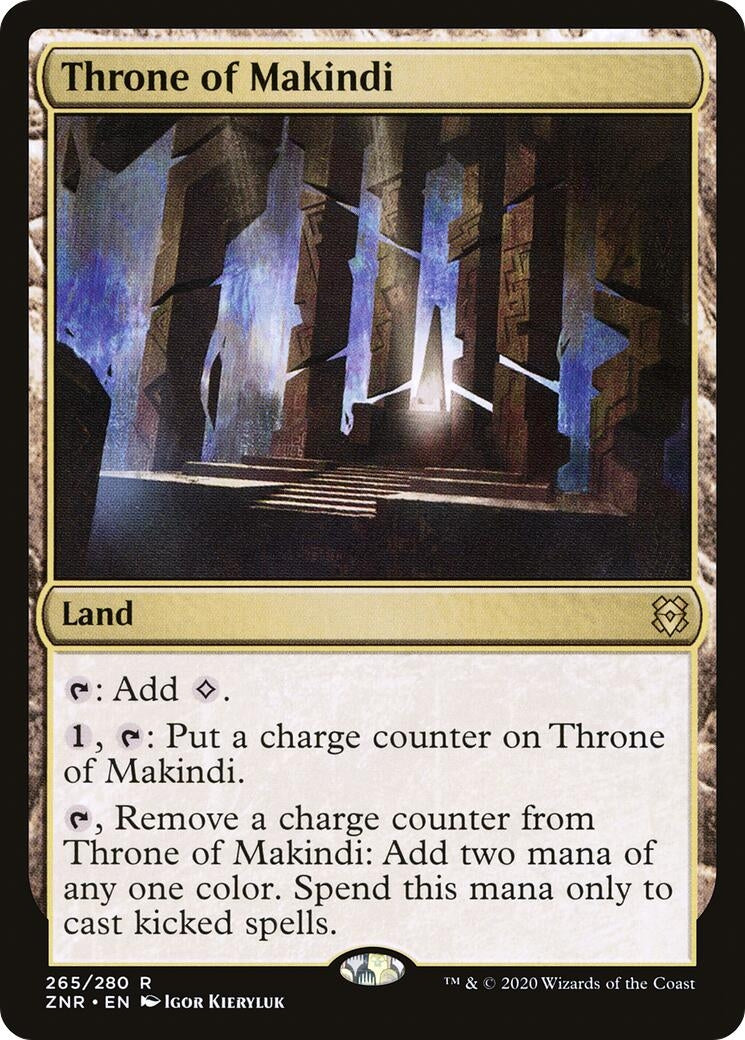 Image for Throne of Makindi (Zendikar Rising) (265) - Magic: The Gathering