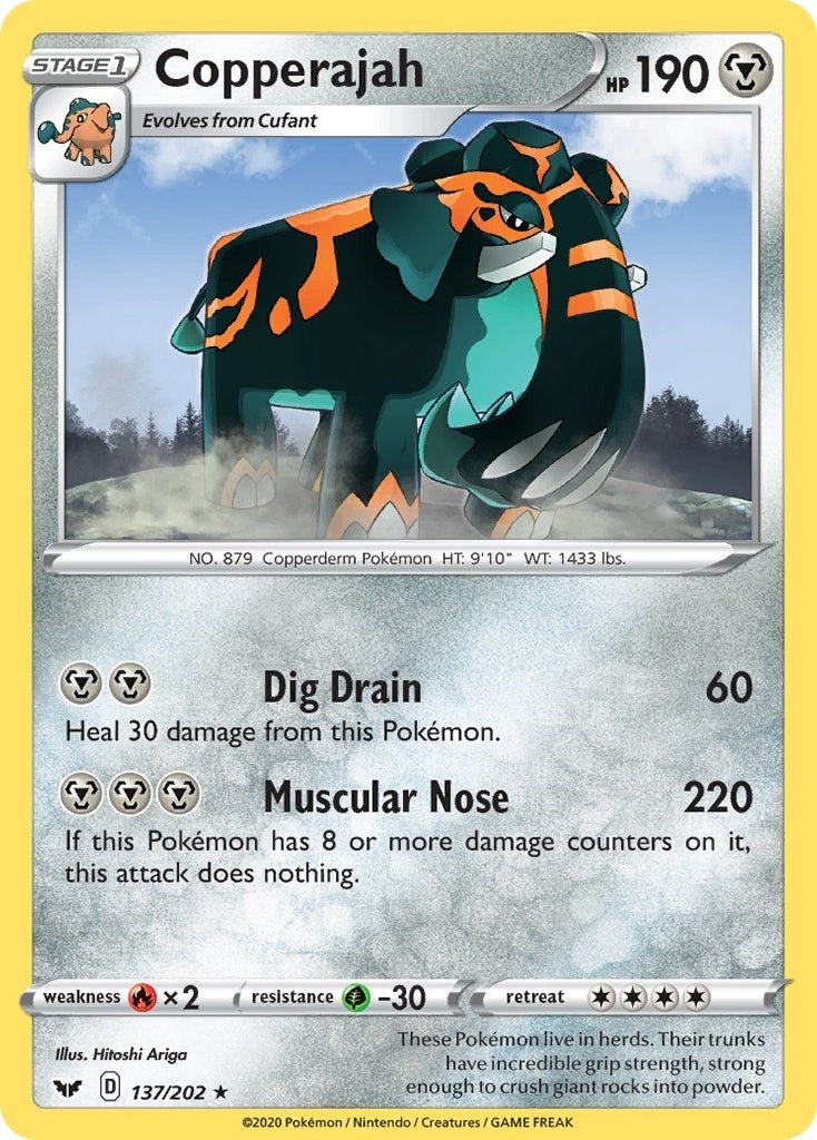 Image for Copperajah - 137/202 (Non-Holo Gamestop Exclusive) (Blister Exclusives) (137/202) - Pokemon