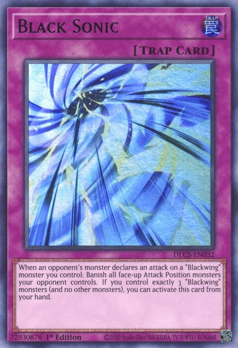 Image for Black Sonic (Green) (Dragons of Legend: The Complete Series) (DLCS-EN032) - YuGiOh