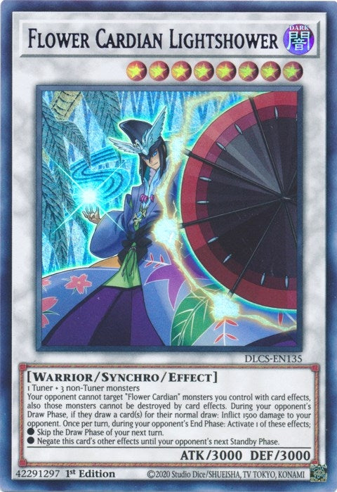 Image for Flower Cardian Lightshower (Purple) (Dragons of Legend: The Complete Series) (DLCS-EN135) - YuGiOh
