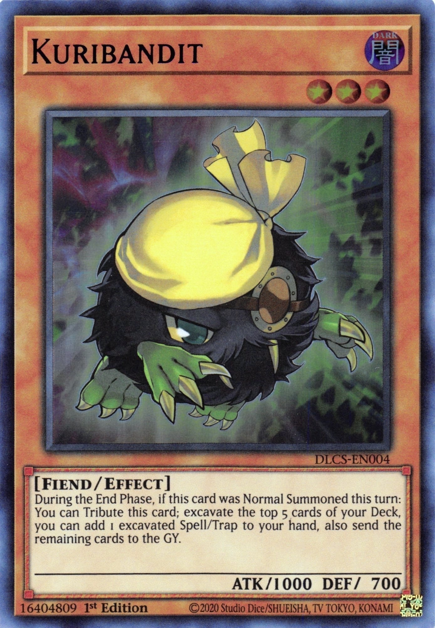 Image for Kuribandit (Purple) (Dragons of Legend: The Complete Series) (DLCS-EN004) - YuGiOh