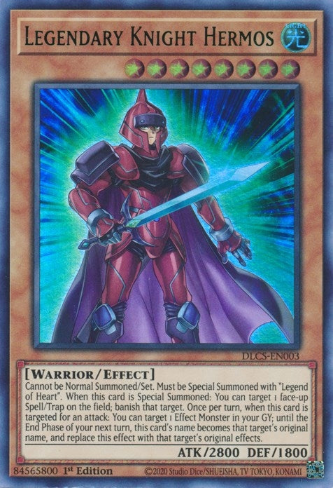 Image for Legendary Knight Hermos (Green) (Dragons of Legend: The Complete Series) (DLCS-EN003) - YuGiOh