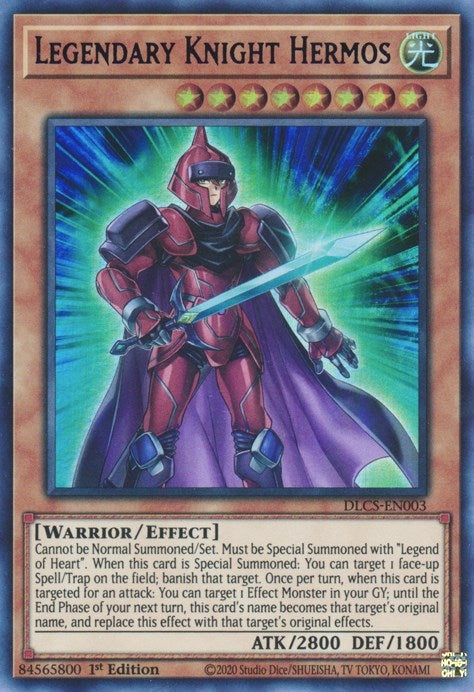Image for Legendary Knight Hermos (Purple) (Dragons of Legend: The Complete Series) (DLCS-EN003) - YuGiOh