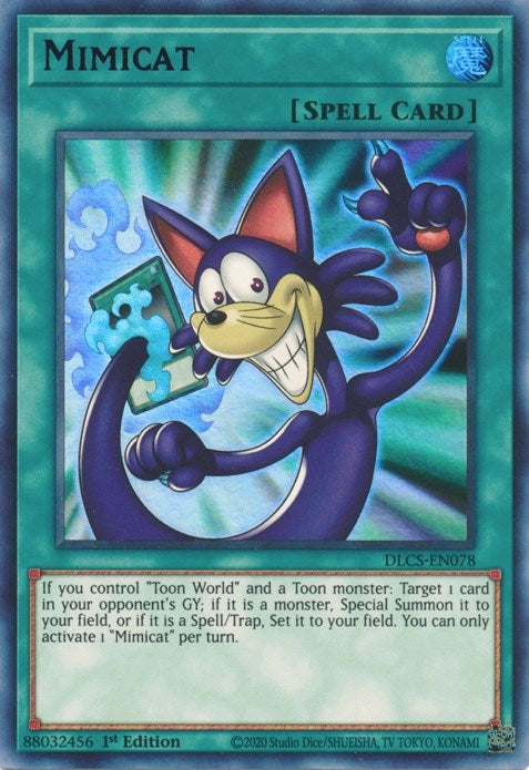 Image for Mimicat (Purple) (Dragons of Legend: The Complete Series) (DLCS-EN078) - YuGiOh