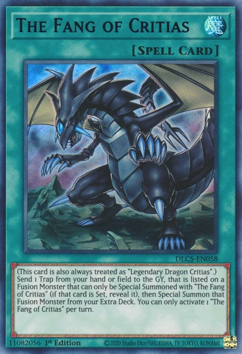 Image for The Fang of Critias (Purple) (Dragons of Legend: The Complete Series) (DLCS-EN058) - YuGiOh
