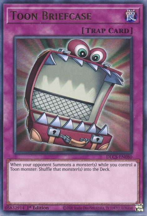 Image for Toon Briefcase (Green) (Dragons of Legend: The Complete Series) (DLCS-EN080) - YuGiOh