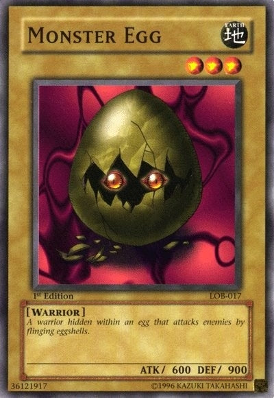 Image for Monster Egg (The Legend of Blue Eyes White Dragon) (LOB-017) - YuGiOh