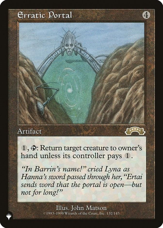 Image for Erratic Portal (The List Reprints) (132/143) - Magic: The Gathering