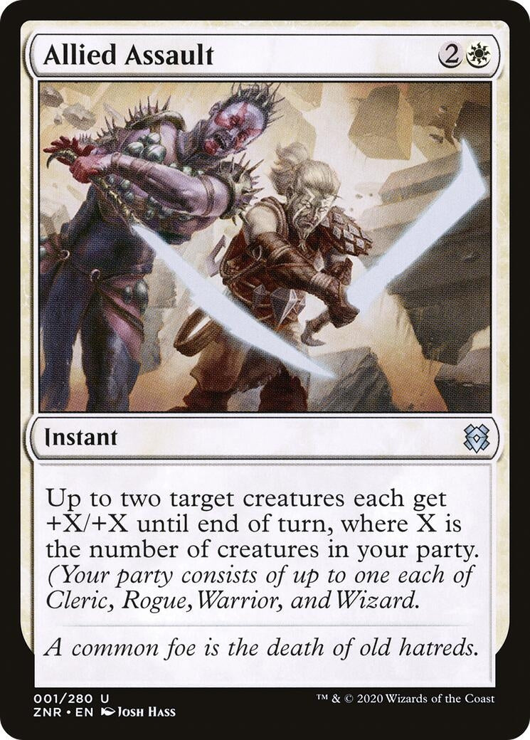 Image for Allied Assault (Zendikar Rising) (1) - Magic: The Gathering