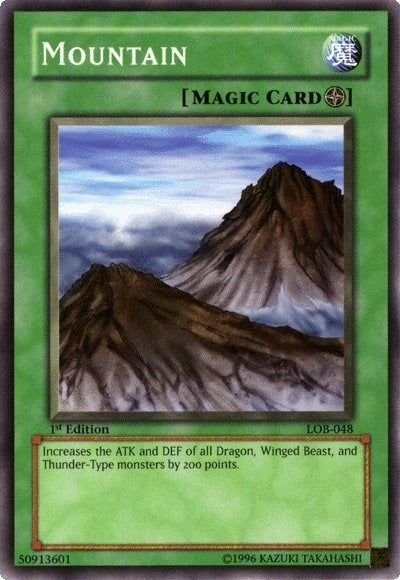 Image for Mountain (The Legend of Blue Eyes White Dragon) (LOB-048) - YuGiOh