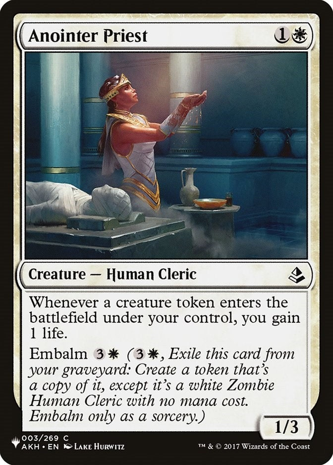 Image for Anointer Priest (The List Reprints) (003/269) - Magic: The Gathering