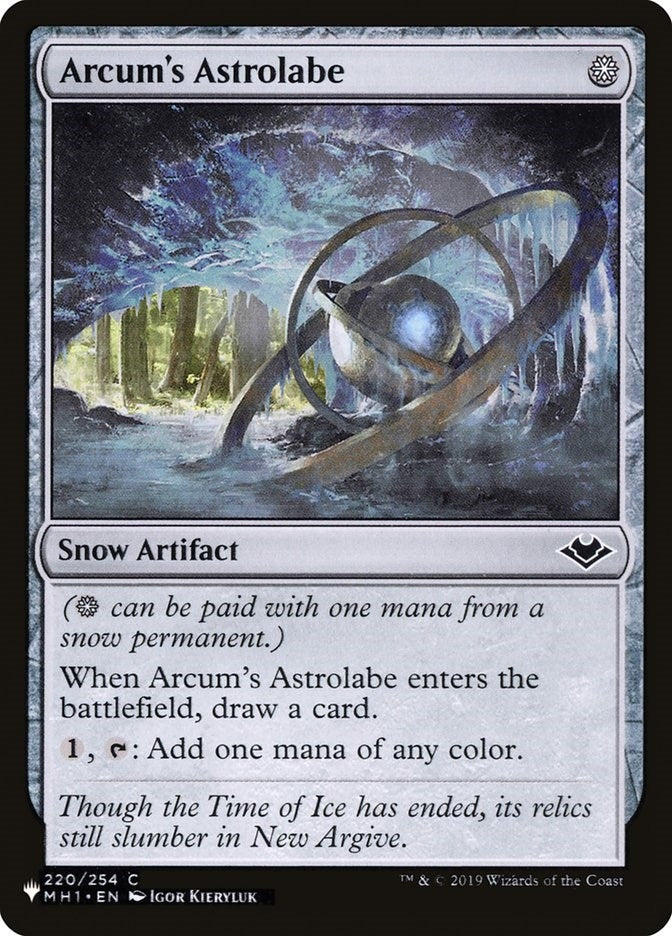 Image for Arcum's Astrolabe (The List Reprints) (220/254) - Magic: The Gathering