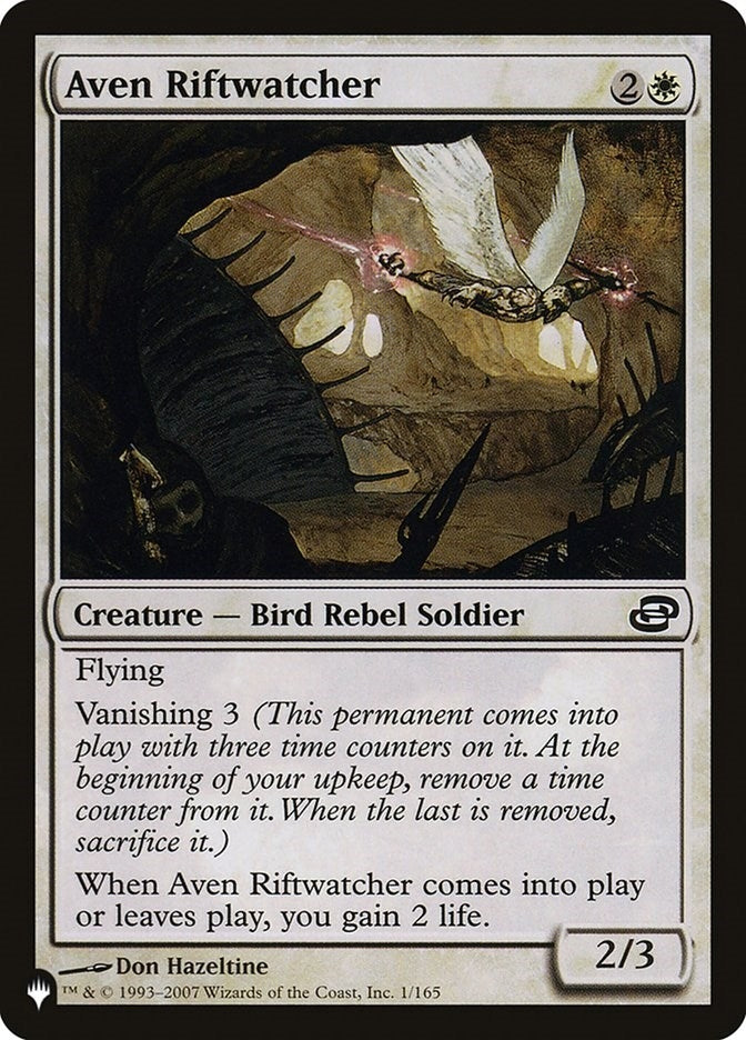 Image for Aven Riftwatcher (The List Reprints) (1/165) - Magic: The Gathering