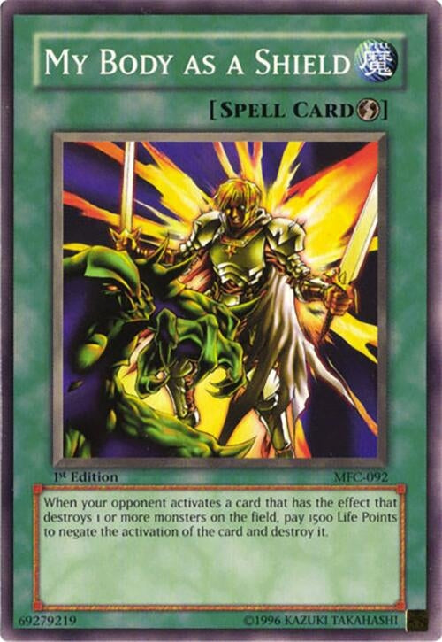 Image for My Body as a Shield (Magician's Force) (MFC-092) - YuGiOh