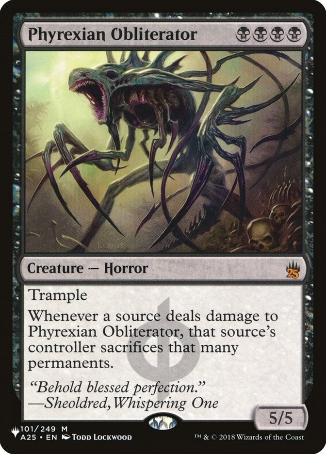 Image for Phyrexian Obliterator (The List Reprints) (101/249) - Magic: The Gathering