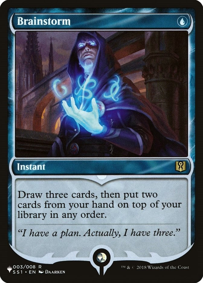 Image for Brainstorm (SS1) (The List Reprints) (003/008) - Magic: The Gathering