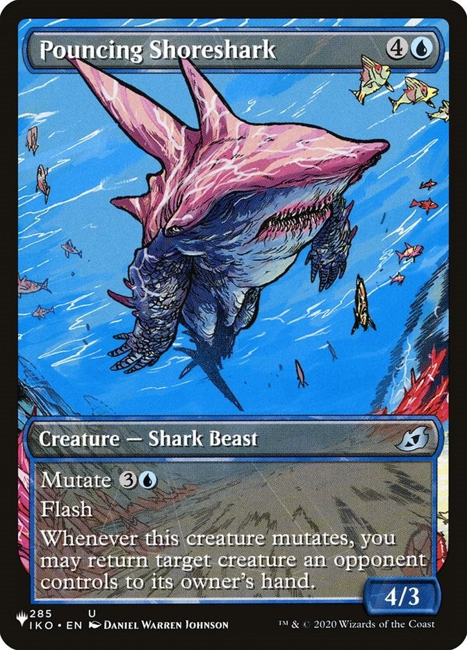 Image for Pouncing Shoreshark (Showcase) (The List Reprints) (285/274) - Magic: The Gathering