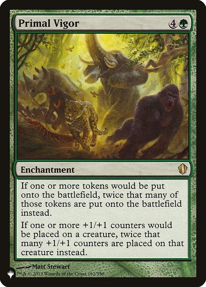 Image for Primal Vigor (The List Reprints) (162/356) - Magic: The Gathering