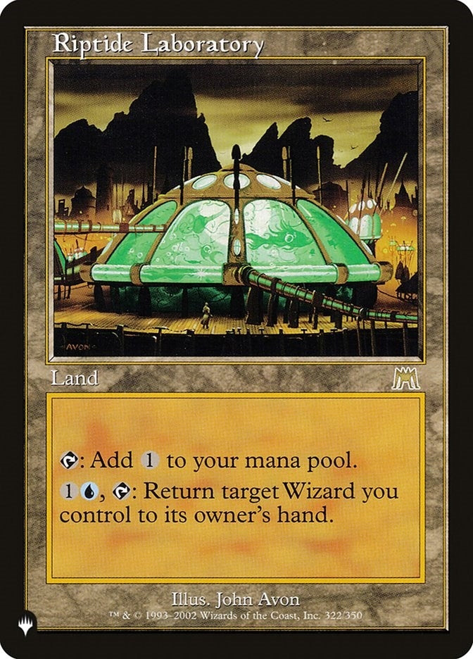 Image for Riptide Laboratory (The List Reprints) (322/350) - Magic: The Gathering